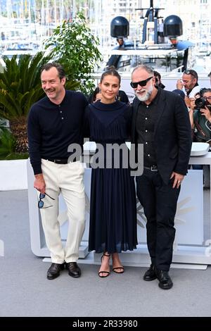 Alicia Vikander in Louis Vuitton at the ''Firebrand'' 76th Cannes Film  Festival Photocall