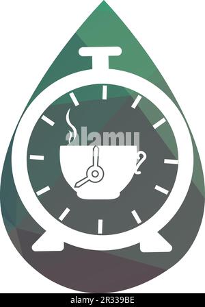 coffee time logo design vector template Stock Vector