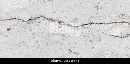Rough gray cement and cracks for background Stock Photo