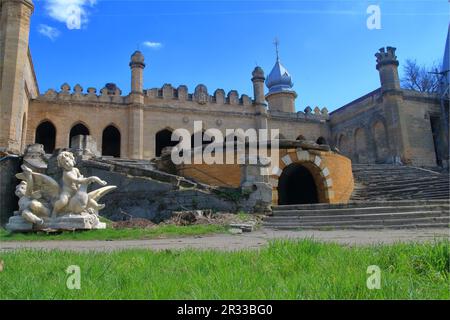 The photo shows the old Kurisov estate in Ukraine. Stock Photo