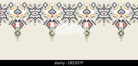 Hand drawn abstract seamless pattern, ethnic background, boho style - great for textiles, banners, wallpapers, wrapping - vector design Stock Vector