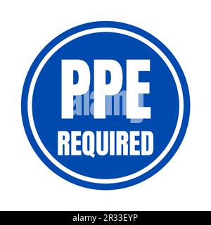 PPE required symbol icon Stock Photo