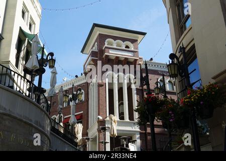 The Golden Triangle, Two Rodeo Drive, Beverly Hills, Los Angeles County, California, USA, North America Stock Photo