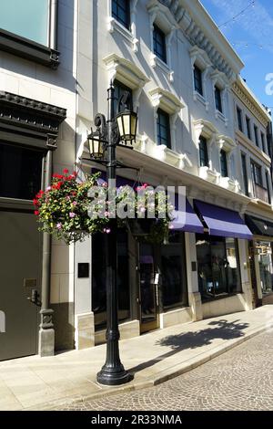 The Golden Triangle, Two Rodeo Drive, Beverly Hills, Los Angeles County, California, USA, North America Stock Photo