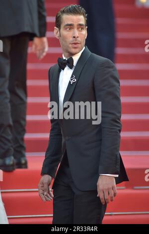 Cannes, France. 21st May, 2023. CANNES, FRANCE - MAY 21: Jon Kortajarena attends the 'Firebrand (Le Jeu De La Reine)' red carpet during the 76th annual Cannes film festival at Palais des Festivals on May 21, 2023 in Cannes, France. Credit: dpa/Alamy Live News Stock Photo