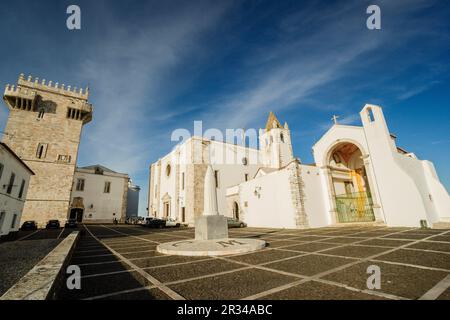 capilla en honor a la Reina Isabel de Portugal, nieta de Jaime I el Conquistador, Estremoz, Alentejo, Portugal, europa. Stock Photo