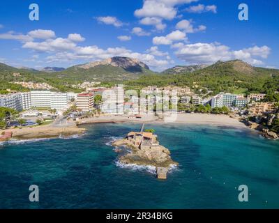 Camp de Mar , municipio de Andrach, Mallorca, balearic islands, Spain. Stock Photo