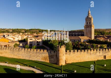 murallas medievales, El Burgo de Osma, Soria, comunidad autónoma de Castilla y León, Spain, Europe. Stock Photo