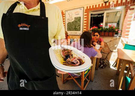 Bodega Can Barahona, - Can Manolo-, Ses Salines, comarca de Migjorn,Mallorca,Islas Baleares, Spain. Stock Photo