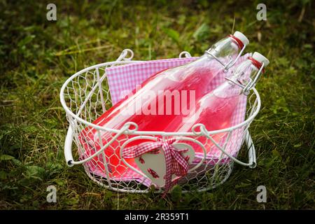 The berry lemonade Stock Photo