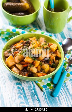 The Vegetable ragout Stock Photo