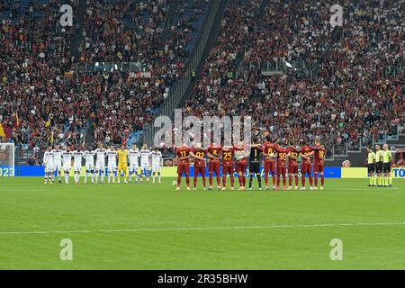 the starting line up of Roma during the match of Football Serie A 2026 ...
