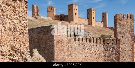 fortress of Molina de los Caballeros, Molina de Aragón, province of Guadalajara, Spain,. Stock Photo