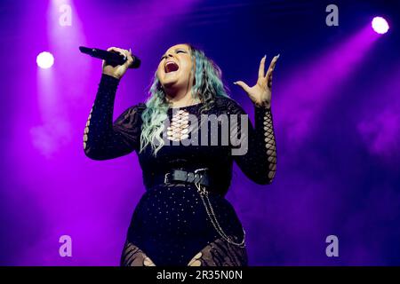 Italy 15 May 2023 Emlyn - opening act for Ava Max - live at Fabrique ...