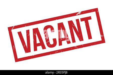 Red Vacant Rubber Stamp Seal Vector Stock Vector Image & Art - Alamy