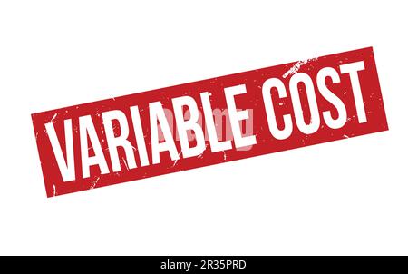 Variable Cost Rubber Stamp Seal Vector Stock Vector