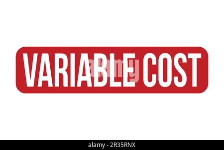 Variable Cost Rubber Stamp Seal Vector Stock Vector