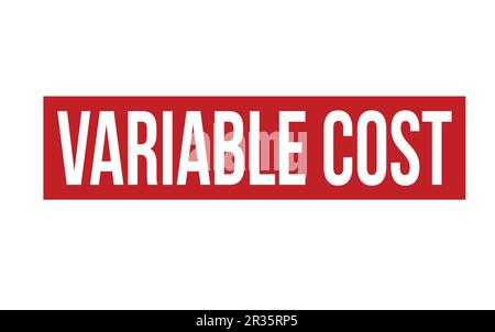 Variable Cost Rubber Stamp Seal Vector Stock Vector