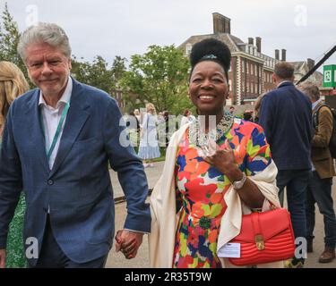 Floella Benjamin, Press Day, RHS Chelsea Flower Show, Royal Hospital ...