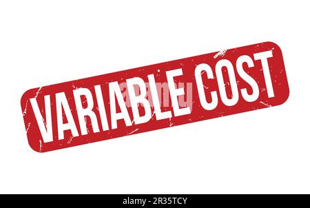 Variable Cost rubber grunge stamp seal vector Stock Vector