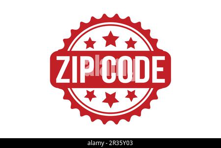 Zip Code rubber grunge stamp seal vector Stock Vector