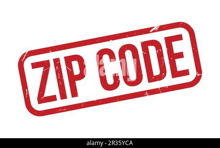 Zip Code rubber grunge stamp seal vector Stock Vector