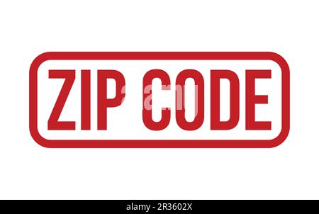 Zip Code rubber grunge stamp seal vector Stock Vector
