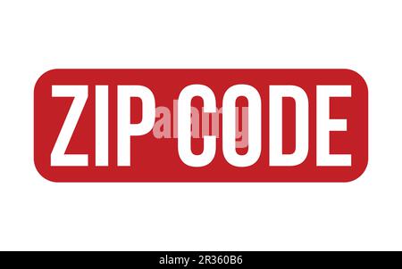 Zip Code rubber grunge stamp seal vector Stock Vector