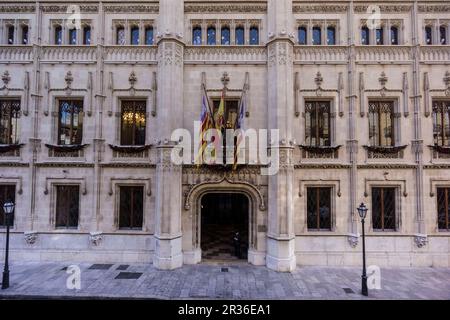 Consell Insular de Mallorca, 19-20th century, Palma, Mallorca, Balearic Islands, Spain. Stock Photo