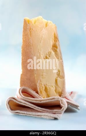 Bagos (cow's milk cheese made from semi-skimmed milk, Italy) Stock Photo