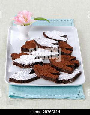 Colombine di Pasqua (chocolate Easter cakes, Italy) Stock Photo