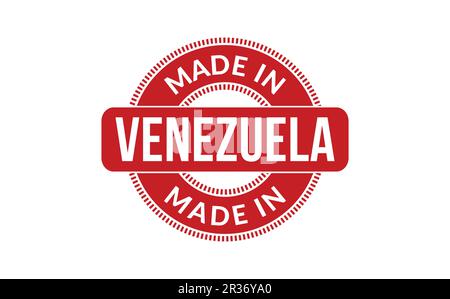 Made In Venezuela Rubber Stamp Stock Vector
