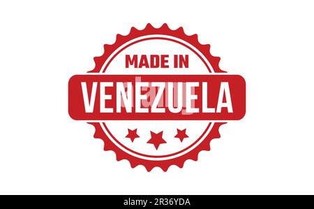 Made In Venezuela Rubber Stamp Stock Vector