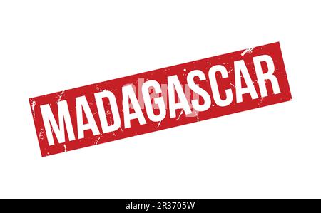 Madagascar Rubber Stamp Seal Vector Stock Vector