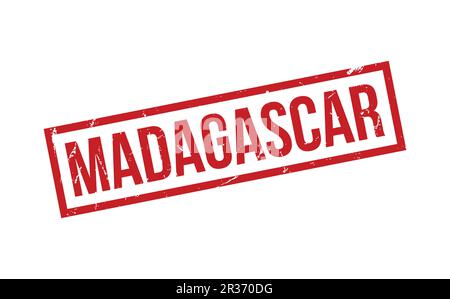 Madagascar Rubber Stamp Seal Vector Stock Vector