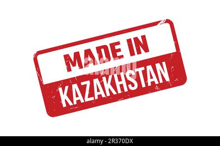 Made In Kazakhstan Rubber Stamp Stock Vector