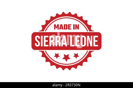 Made In Sierra Leone Rubber Stamp Stock Vector