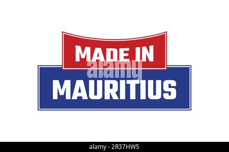 Made In Mauritius Seal Vector Stock Vector