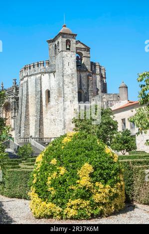 Monastery of the Order of Christ, Tomar, Estremadura, Ribatejo, Portugal, Unesco World Heritage Site Stock Photo