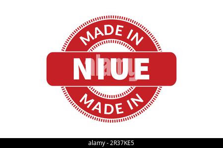 Made In Niue Rubber Stamp Stock Vector