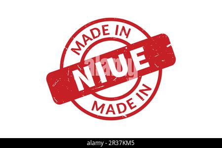 Made In Niue Rubber Stamp Stock Vector