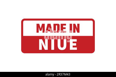 Made In Niue Rubber Stamp Stock Vector