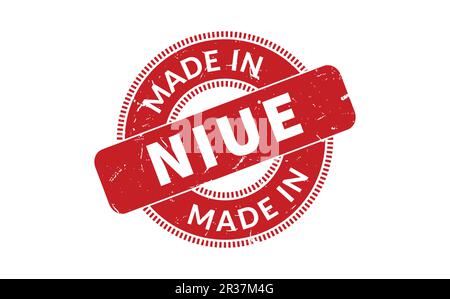 Made In Niue Rubber Stamp Stock Vector