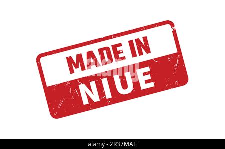 Made In Niue Rubber Stamp Stock Vector