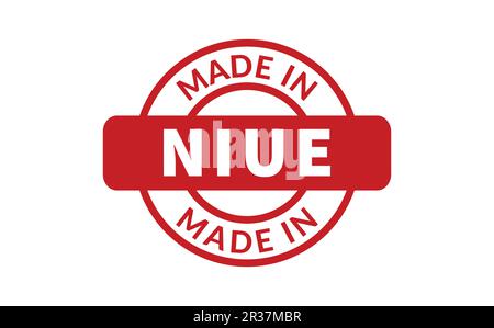 Made In Niue Rubber Stamp Stock Vector