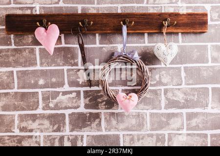 The cloth hanger Stock Photo