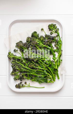 Boiled broccoli Stock Photo
