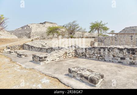 The ancient city of Xochicalco, Morelos is a rare example of a Mayan city in central Mexico Stock Photo