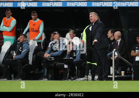 Leicester City manager Dean Smith during the Premier League match between Newcastle United and Leicester City at St. James's Park, Newcastle on Monday 22nd May 2023. (Photo by Mark Fletcher/MI News/NurPhoto) Credit: NurPhoto SRL/Alamy Live News Stock Photo