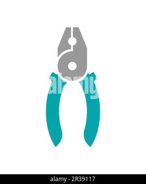 Pliers isolated. hand tool Vector illustration Stock Vector